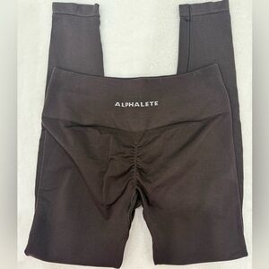 Alphalete Amplify brown leggings size medium